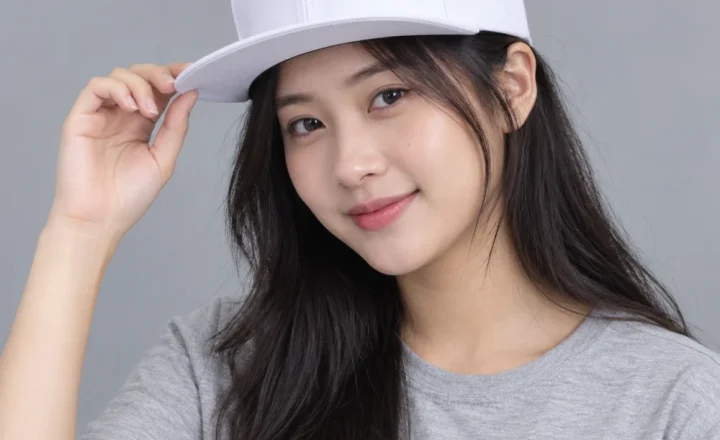 Mũ snapback hiphop cotton trắng kiểu thời trang