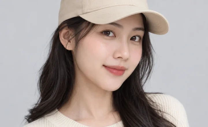 Mũ snapback thời trang microfiber màu be form ôm đầu