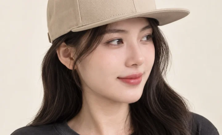 Mũ snapback hiphop cotton màu be phong cách thể thao
