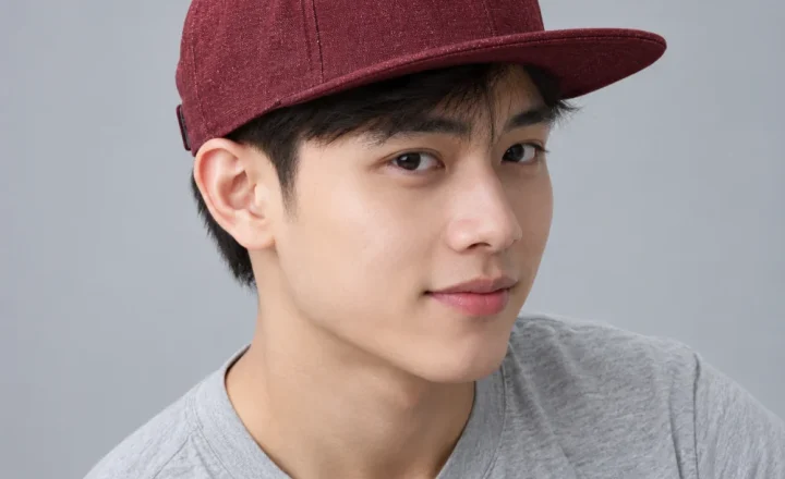 Mũ snapback thời trang jean đỏ đô kiểu thời trang