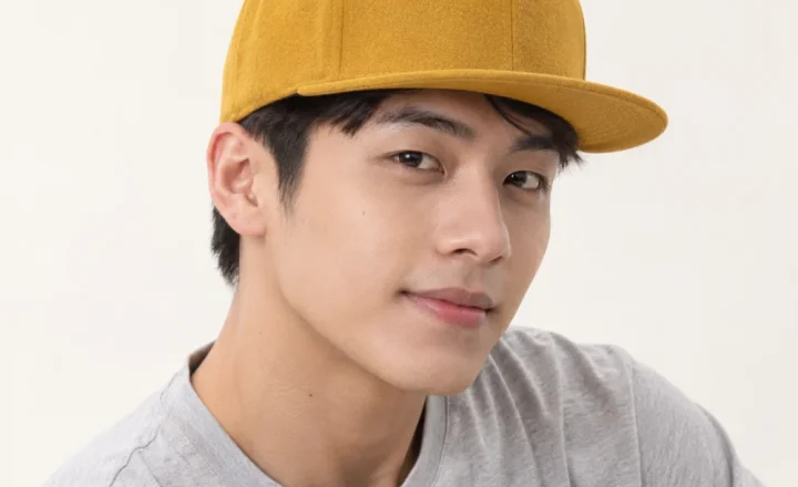 Mũ snapback thời trang nỉ vàng mustard form sâu