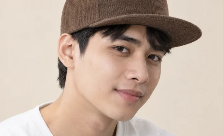 Mũ snapback trẻ em len mềm nâu đất phong cách đường phố