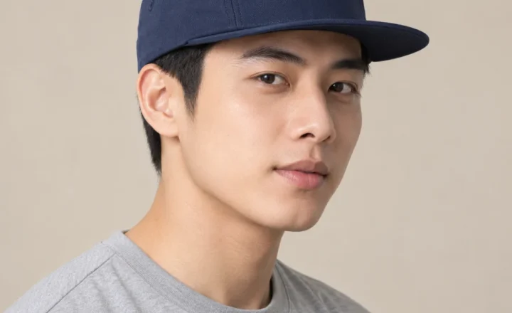 Mũ snapback 5 panel kaki xanh navy phong cách cổ điển