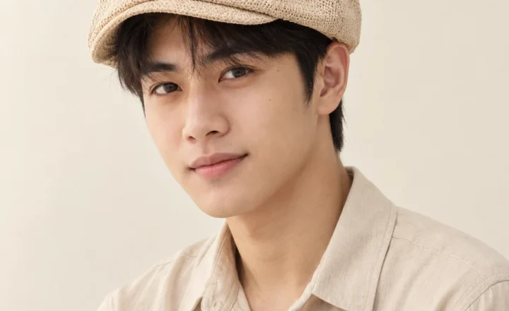 Mũ khác beret cói màu kem phong cách vintage