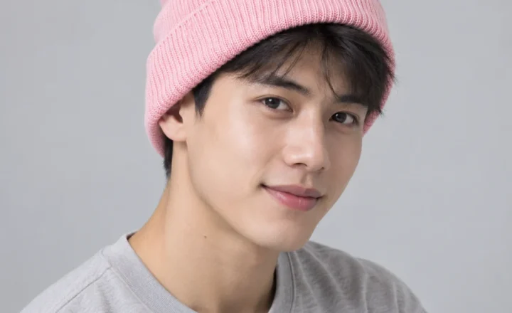 Mũ đồng phục sự kiện len mềm hồng pastel kiểu thời trang