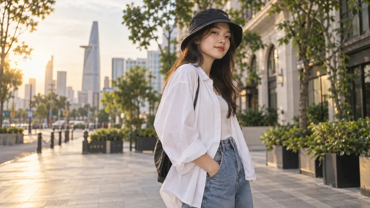 5 cách phối đồ với mũ tai bèo gọn gàng, dễ ứng dụng