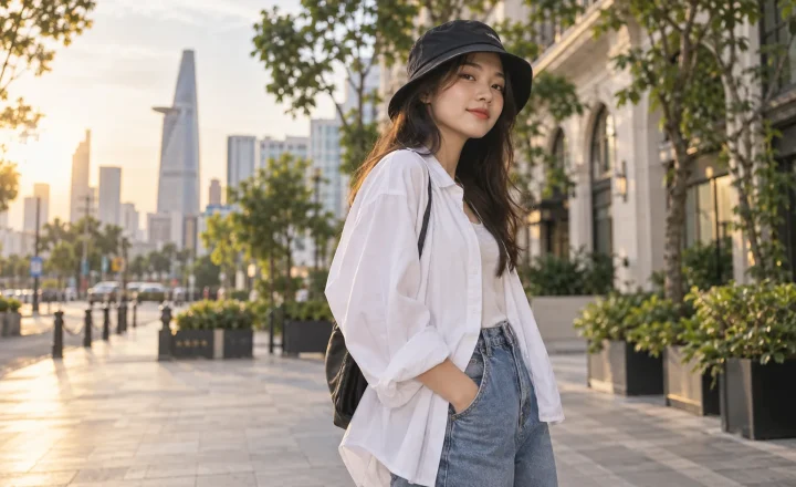 5 cách phối đồ với mũ tai bèo gọn gàng, dễ ứng dụng